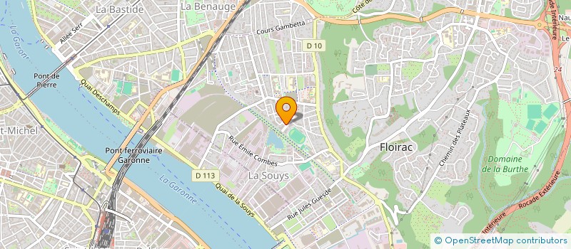 localisation de l'entreprise MADAME MARWA HAMMOUDI  FLOIRAC