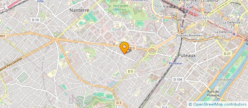 localisation de l'entreprise MADAME MARWA HAZZAB  NANTERRE