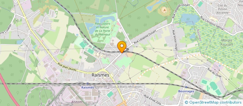 localisation de l'entreprise MADAME MARWA KOLLI  RAISMES