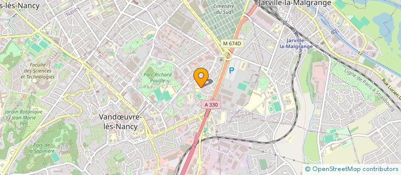 localisation de l'entreprise MADAME MARWA LAHRACH  VANDUVRE-LES-NANCY