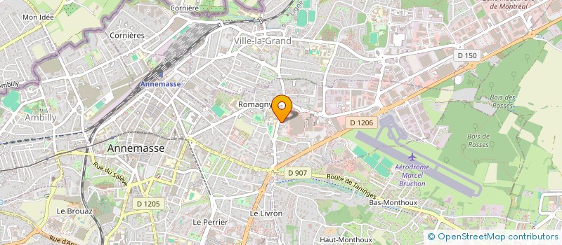localisation de l'entreprise MADAME MARWA LOUIZ à ANNEMASSE