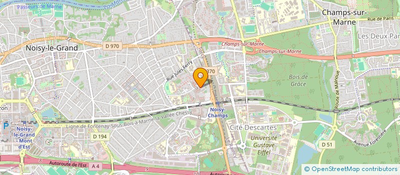 localisation de l'entreprise MADAME MARWA MAKHLOUF  NOISY-LE-GRAND