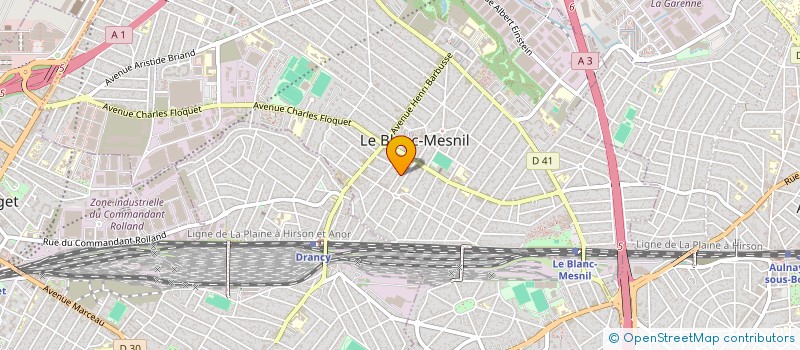 localisation de l'entreprise MADAME MARWA MANSARI à LE BLANC-MESNIL