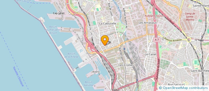 localisation de l'entreprise MADAME MARWA NMIRI à MARSEILLE