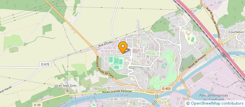 localisation de l'entreprise MADAME MARWA PERNIN  MONTEREAU-FAULT-YONNE