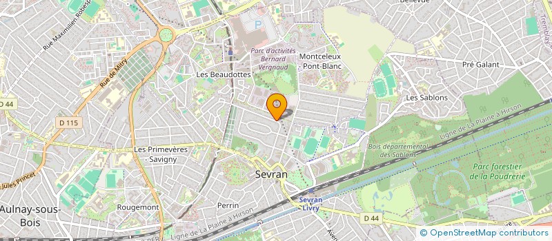 localisation de l'entreprise MADAME MARWA RABAH à SEVRAN