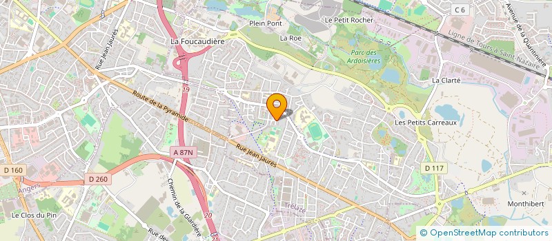 localisation de l'entreprise MADAME MARWA RAGHAY  TRELAZE