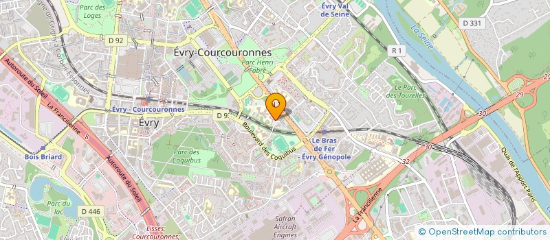 localisation de l'entreprise MADAME MARWA SEYMOUR  EVRY-COURCOURONNES