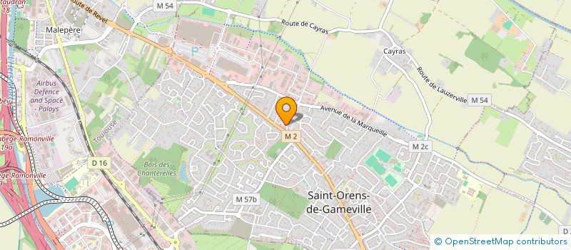 localisation de l'entreprise MADAME MARY-ANNE BLAIZE  SAINT-ORENS-DE-GAMEVILLE