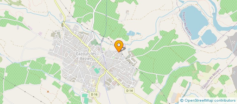 localisation de l'entreprise MADAME MARY-ANNE ORY  CAZOULS-LES-BEZIERS