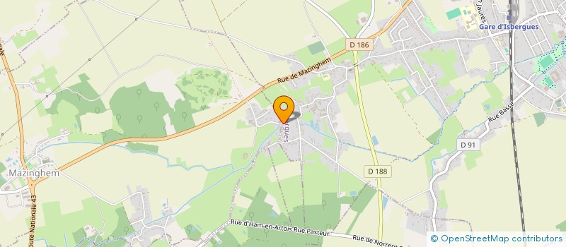 localisation de l'entreprise MADAME MARY-ANNE REBOUCHE  ISBERGUES