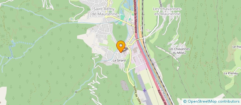 localisation de l'entreprise MADAME MARY ANNE VIAL  SAINT-REMY-DE-MAURIENNE