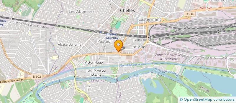 localisation de l'entreprise MADAME MARY ANTON  CHELLES