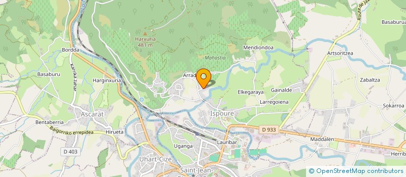 localisation de l'entreprise MADAME MARY AUZERAL  ISPOURE