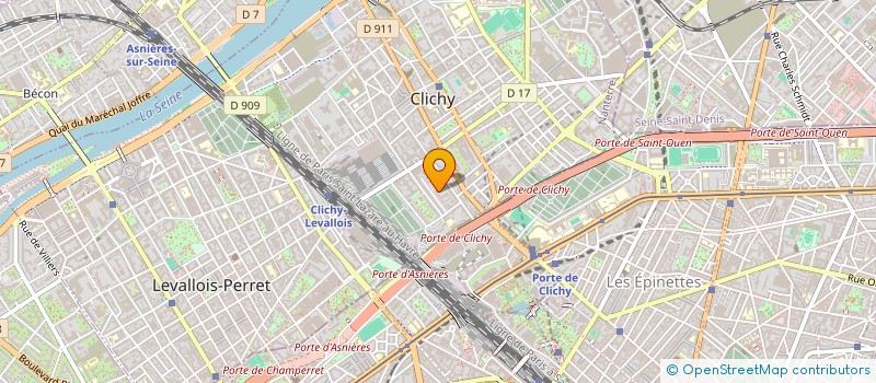 localisation de l'entreprise MADAME MARY BAILLON à CLICHY