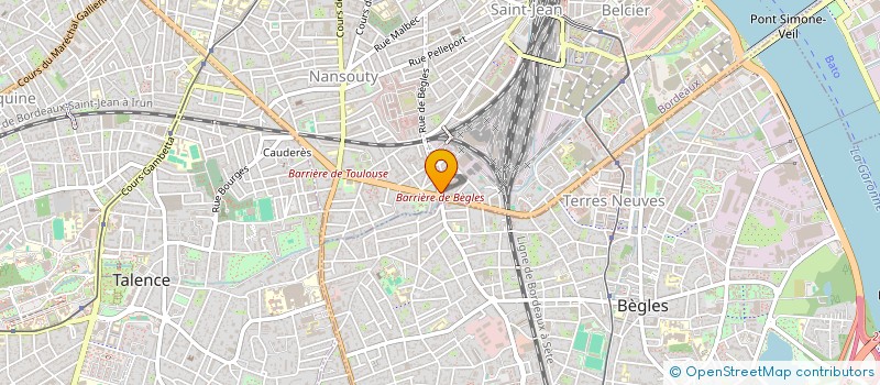 localisation de l'entreprise MADAME MARY BETTY CHAUMET à BORDEAUX