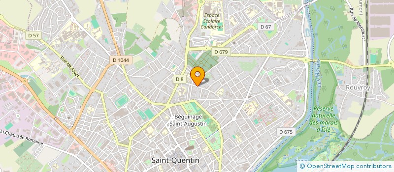 localisation de l'entreprise MADAME MARY BOTTIAU à SAINT-QUENTIN