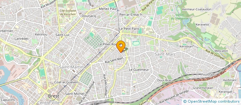 localisation de l'entreprise MADAME MARY CAMERON à BREST