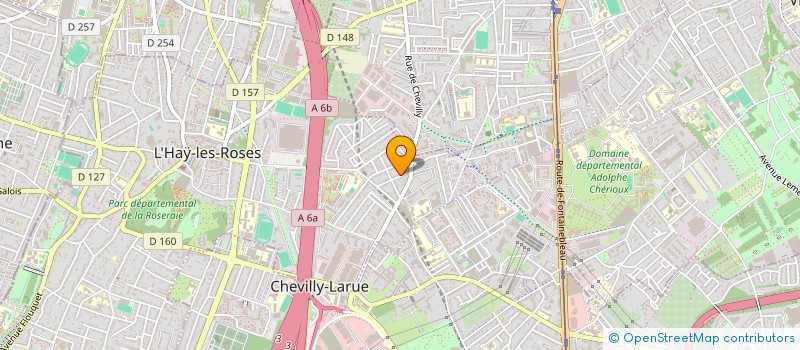 localisation de l'entreprise MADAME MARY CARADEC  L'HAY-LES-ROSES