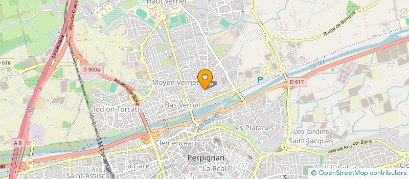 localisation de l'entreprise MADAME MARY CERVAI  PERPIGNAN