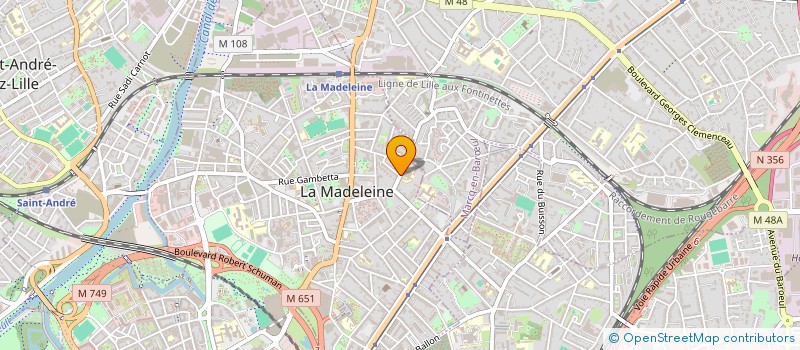 localisation de l'entreprise MADAME MARY DASSONVILLE à LA MADELEINE