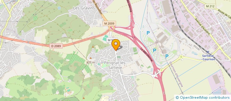 localisation de l'entreprise MADAME MARY DE FREITAS  PERIGNAT-LES-SARLIEVE