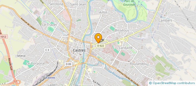 localisation de l'entreprise MADAME MARY DESABLIN  CASTRES