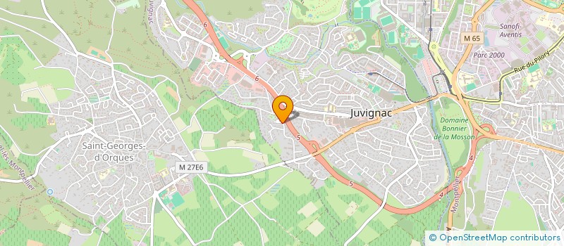 localisation de l'entreprise MADAME MARY DETREZ  JUVIGNAC