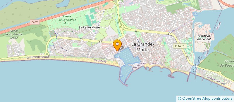 localisation de l'entreprise MADAME MARY DIJON à LA GRANDE-MOTTE