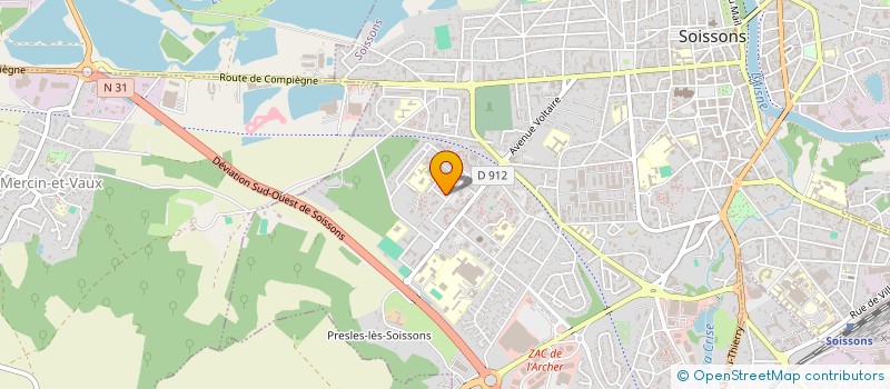 localisation de l'entreprise MADAME MARY DUO à SOISSONS