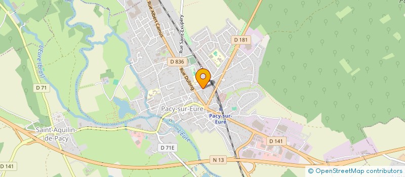 localisation de l'entreprise MADAME MARY DUPOND  PACY-SUR-EURE