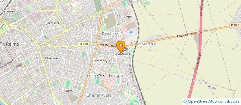 localisation de l'entreprise MADAME MARY EFURIEVMWEN  REIMS