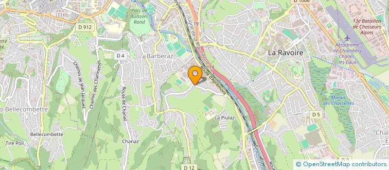 localisation de l'entreprise MADAME MARY FERRANDO COVAREL  LA RAVOIRE