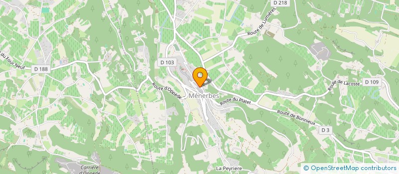 localisation de l'entreprise MADAME MARY FLANAGAN  MENERBES