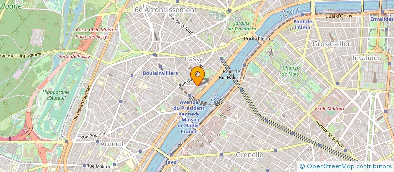 localisation de l'entreprise MADAME MARY GACHET à PARIS