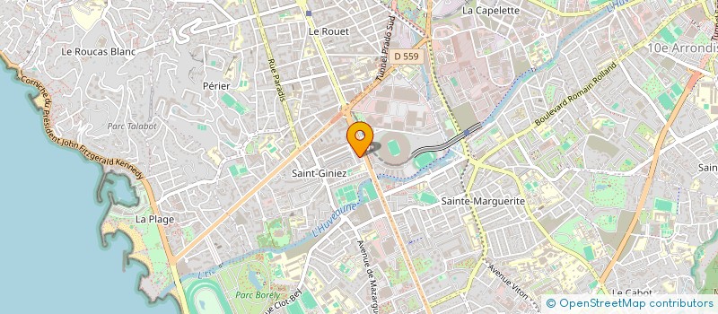 localisation de l'entreprise MADAME MARY GENISSON à MARSEILLE