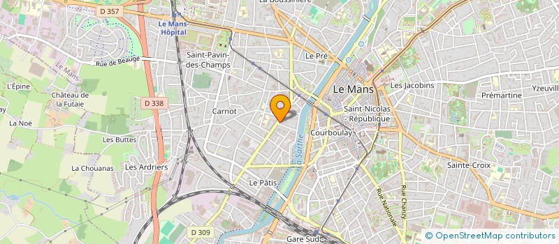 localisation de l'entreprise MADAME MARY GOUTARD à LE MANS
