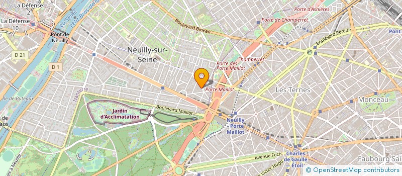 localisation de l'entreprise MADAME MARY HOFFMANN à NEUILLY-SUR-SEINE