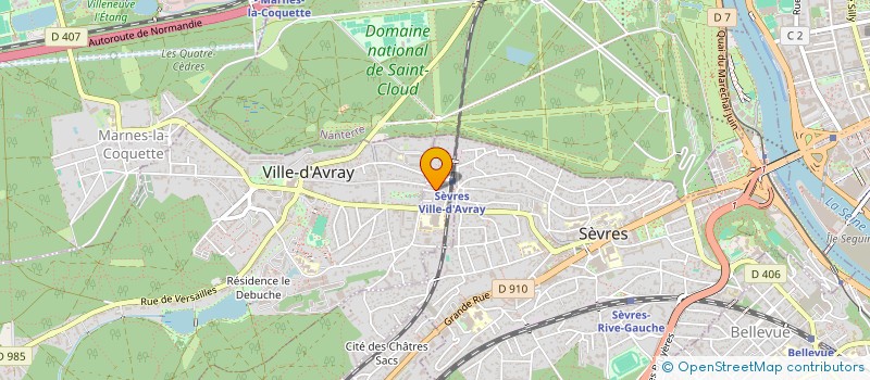 localisation de l'entreprise MADAME MARY HOLMES SMITH à SEVRES