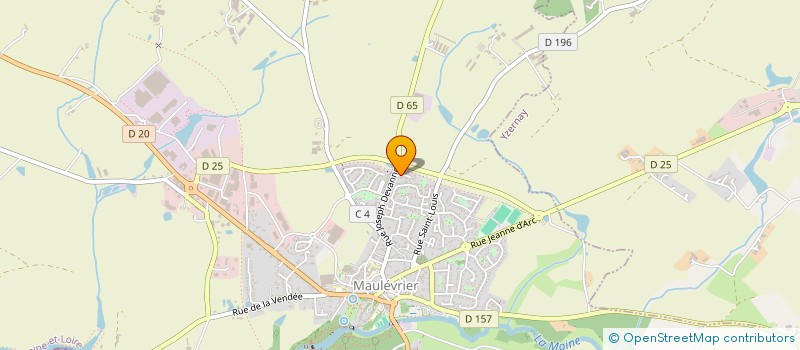 localisation de l'entreprise MADAME MARY HUCHET  MAULEVRIER