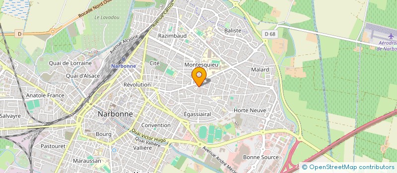 localisation de l'entreprise MADAME MARY-JANE LINDOR à NARBONNE