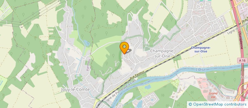 localisation de l'entreprise MADAME MARY JARDIM FERREIRA  CHAMPAGNE-SUR-OISE