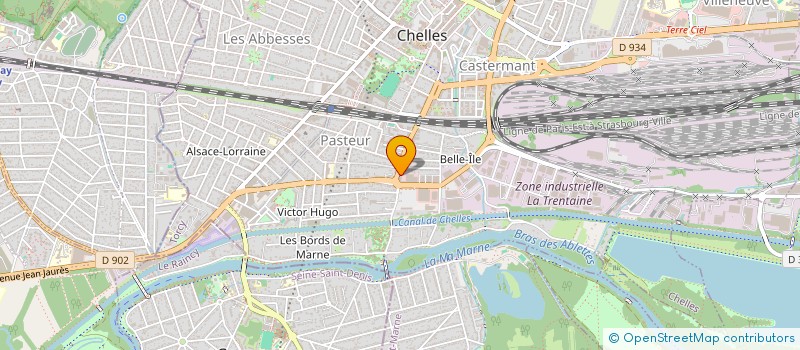 localisation de l'entreprise MADAME MARY JUDE SELVAKUMANARAJAH  CHELLES