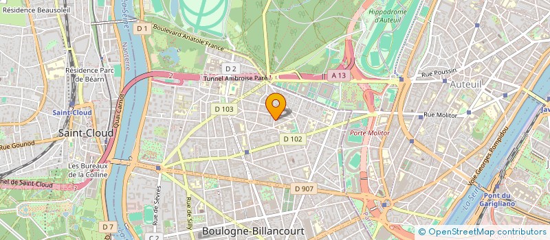 localisation de l'entreprise MADAME MARY KATAKURA à BOULOGNE-BILLANCOURT