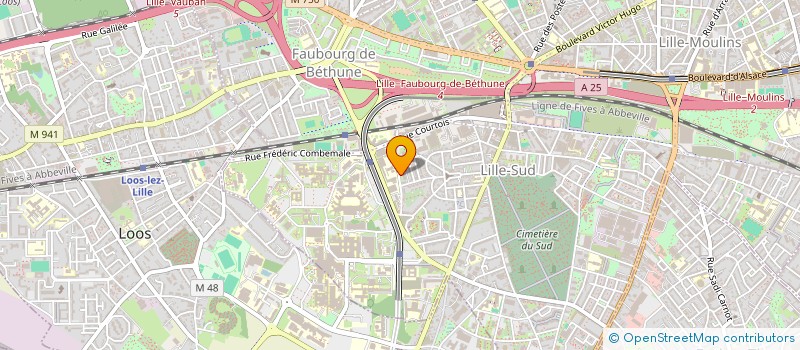 localisation de l'entreprise MADAME MARY LEWILLON à LILLE
