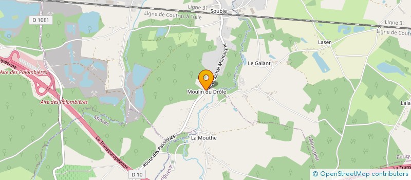 localisation de l'entreprise MADAME MARY-LINE DUREISSEIX  MOULIN-NEUF