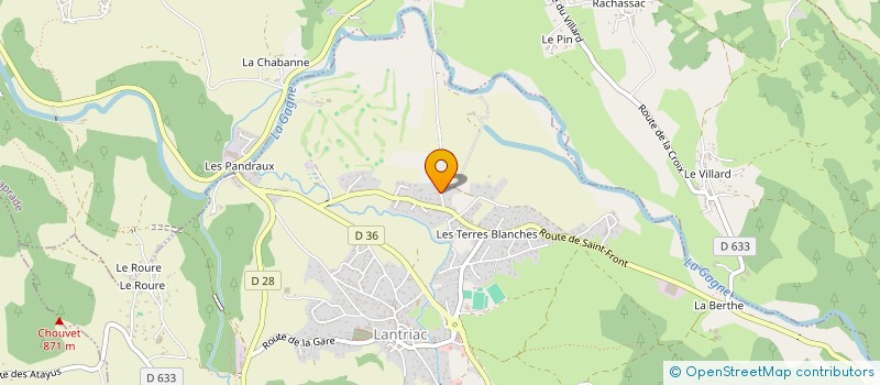 localisation de l'entreprise MADAME MARY-LINE EXBRAYAT  LANTRIAC