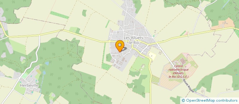 localisation de l'entreprise MADAME MARY LUCAS  LES ALLUETS-LE-ROI