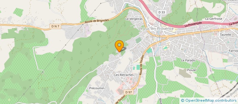 localisation de l'entreprise MADAME MARY MACKIEWIEZ  LE LUC