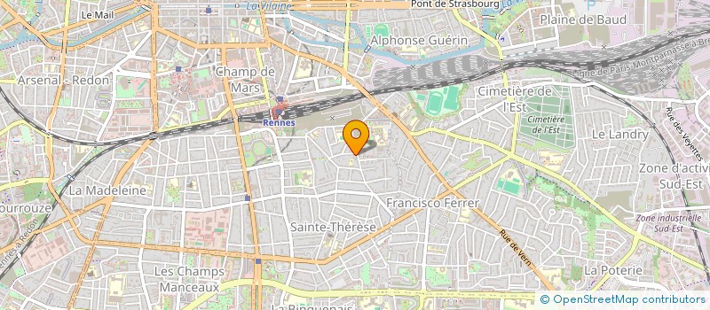 localisation de l'entreprise MADAME MARY MAHE  RENNES